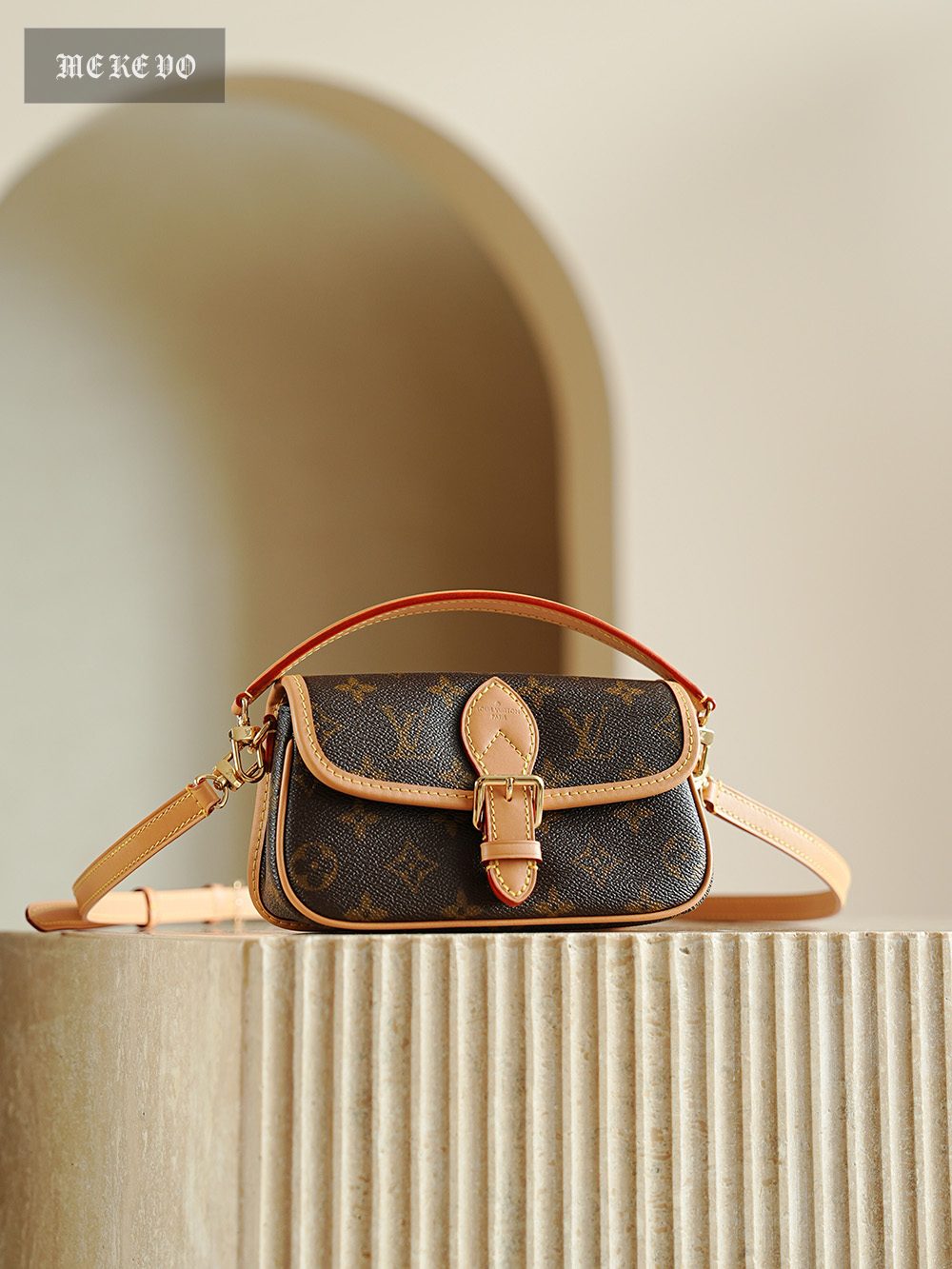 Louis Vuitton Nano Diane Monogram Canvas Crossbody Bag