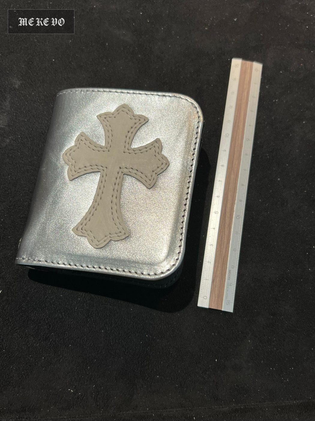 Denim Patch Wallet