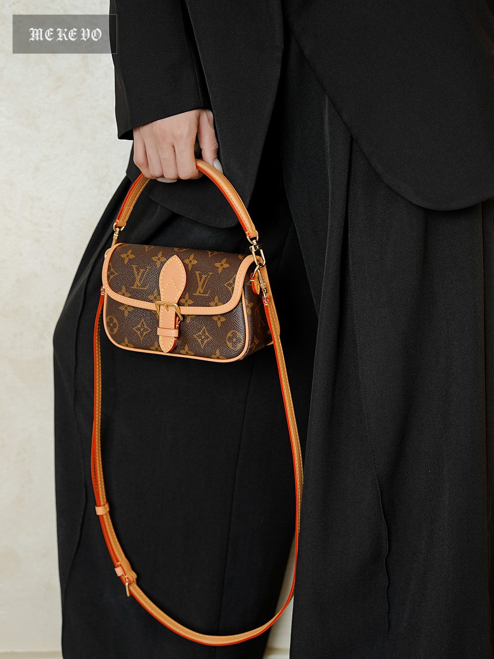 LV Nano Diane Baguette Bag – Chic Mini Shoulder Handbag for Effortless Style