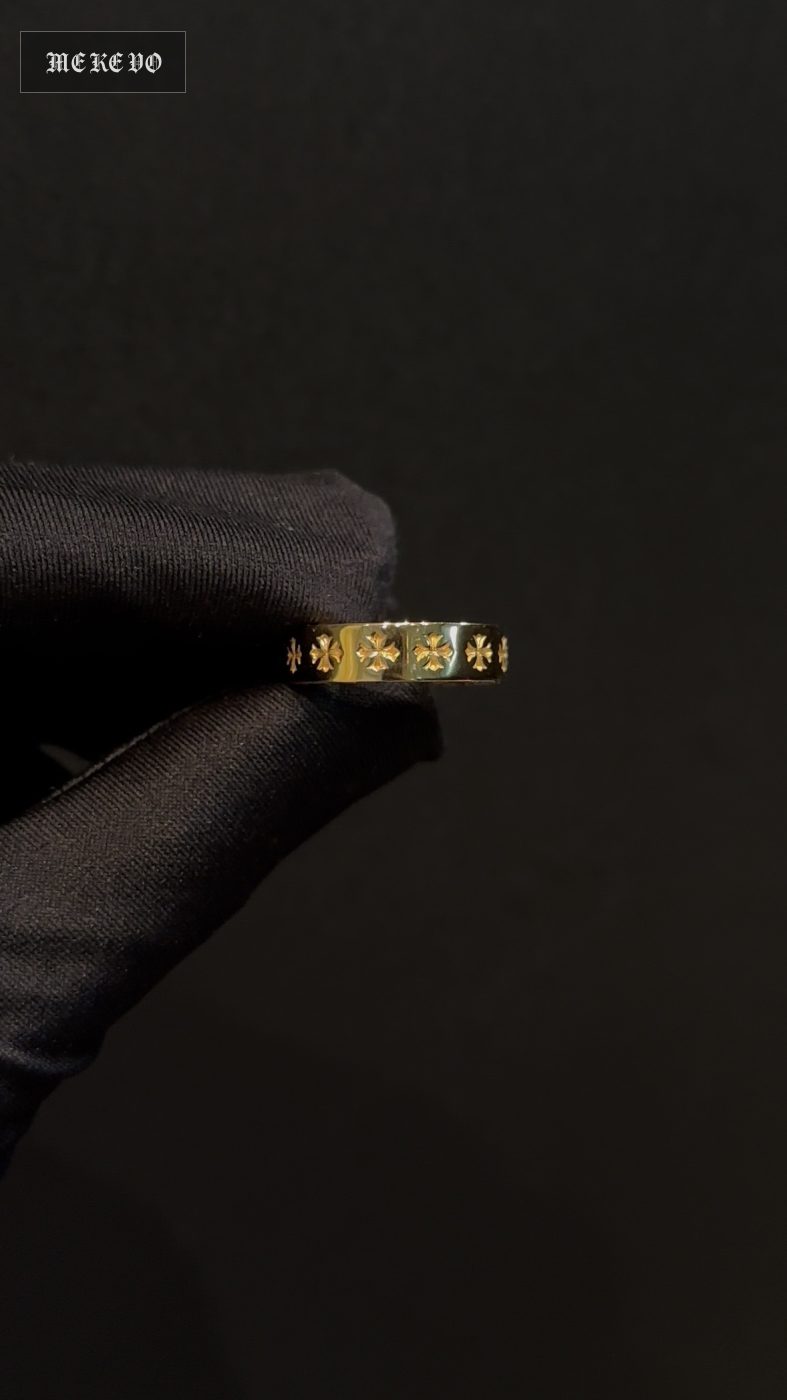 Ring, Custom Gold-Plated Diamond Setting