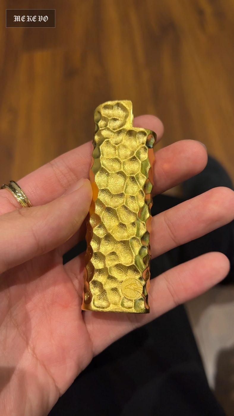 Gold-plated custom with diamond setting