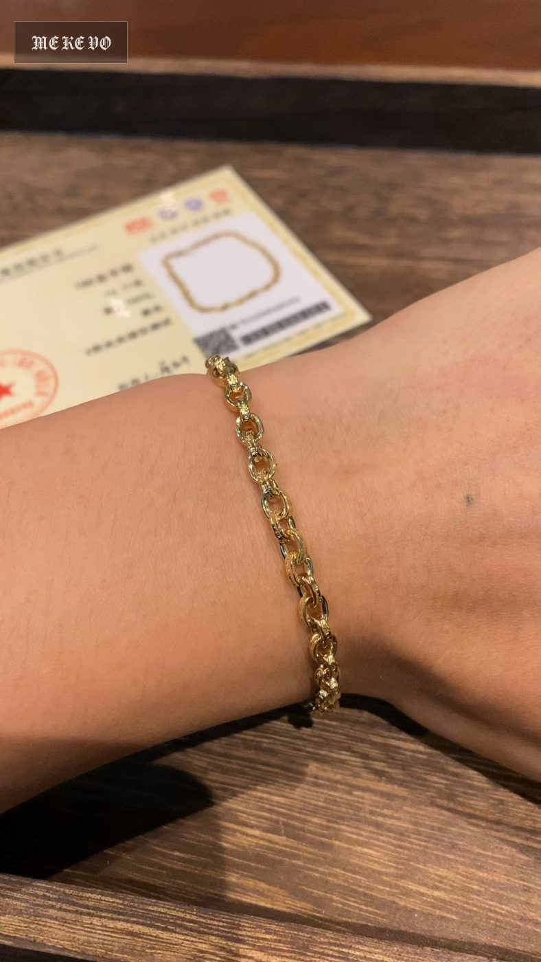 Gold-plated custom with diamond setting