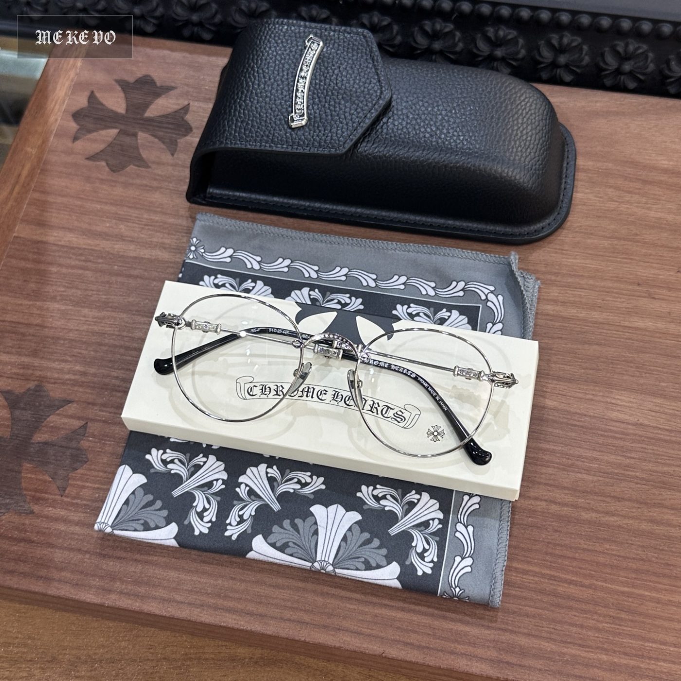 Chrome Hearts 925 Sterling Silver Eyeglass Frame