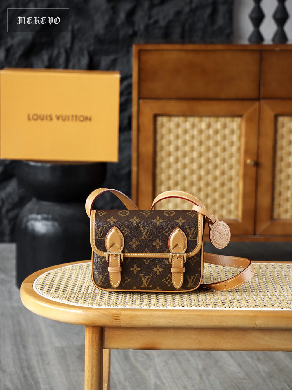 Chrome Hearts Mini Satchel Bag with Gold-Tone Hardware