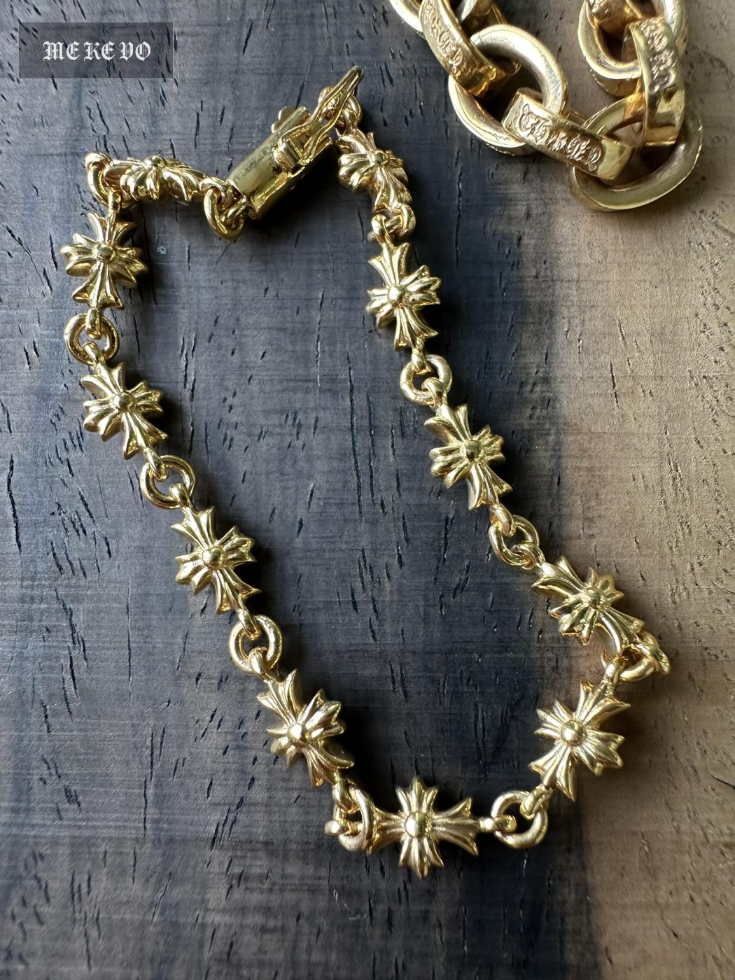 Gold-plated diamond-set custom, 22k real gold custom, bracelet & bangle