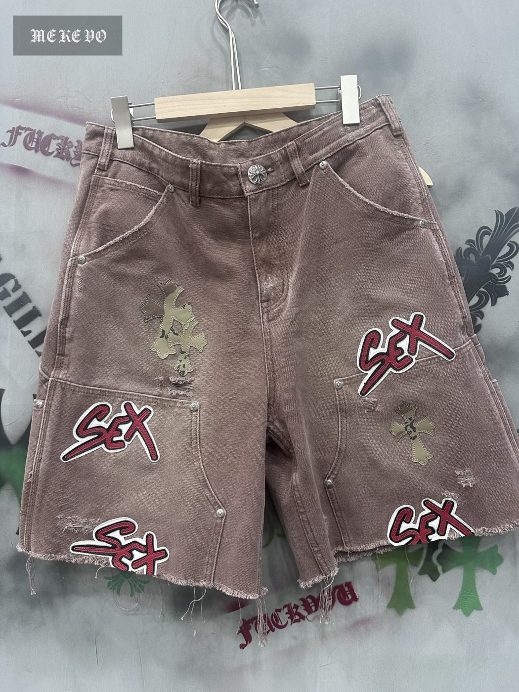 Chrome hearts x Carhartt B01 limited edition Sex record work shorts