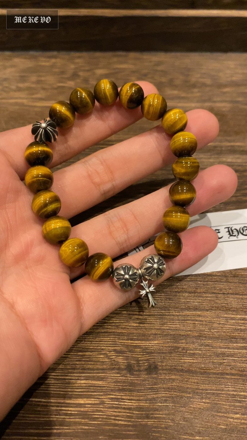 Silver bead bracelet