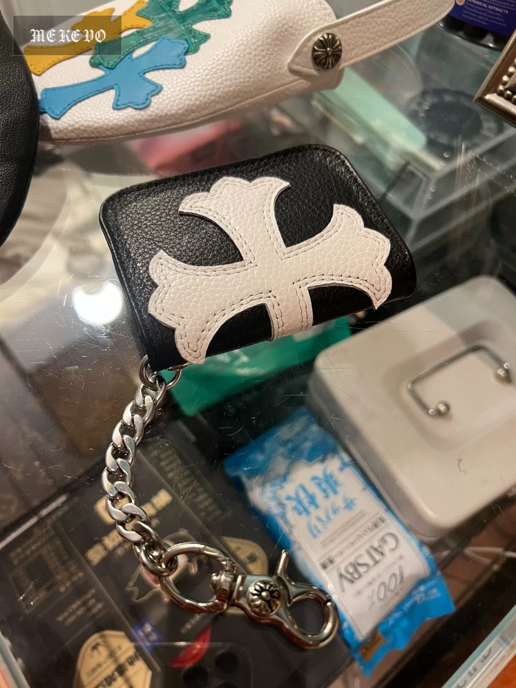 Chrome Hearts Style Cross Folding Card Holder