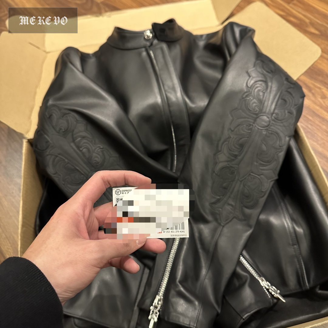 Leather jacket, custom order real shot