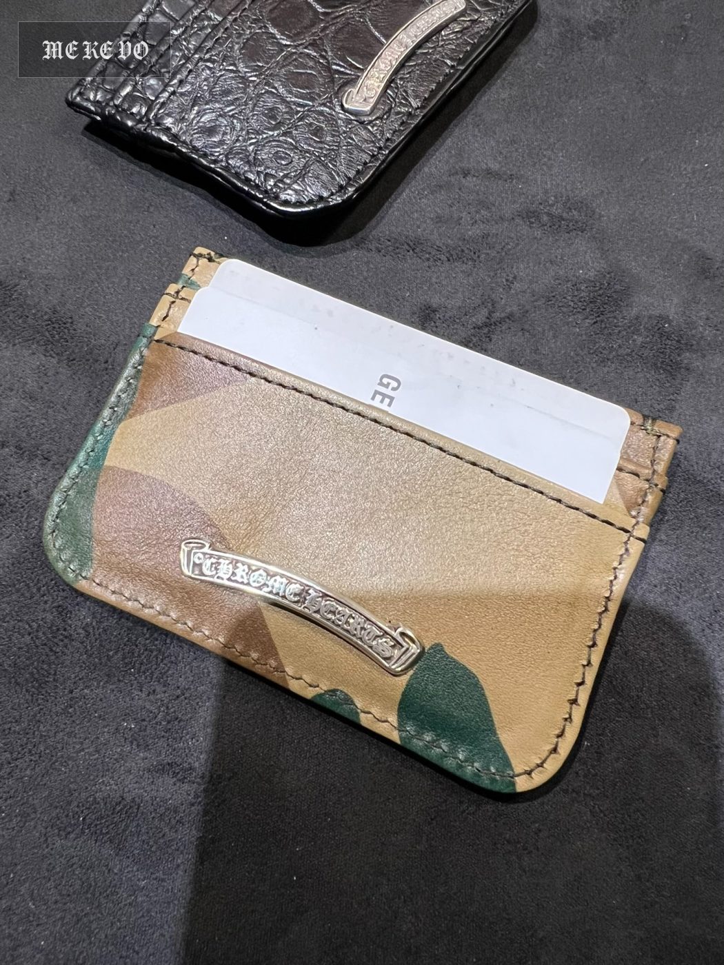 Camouflage Leather Card Holder