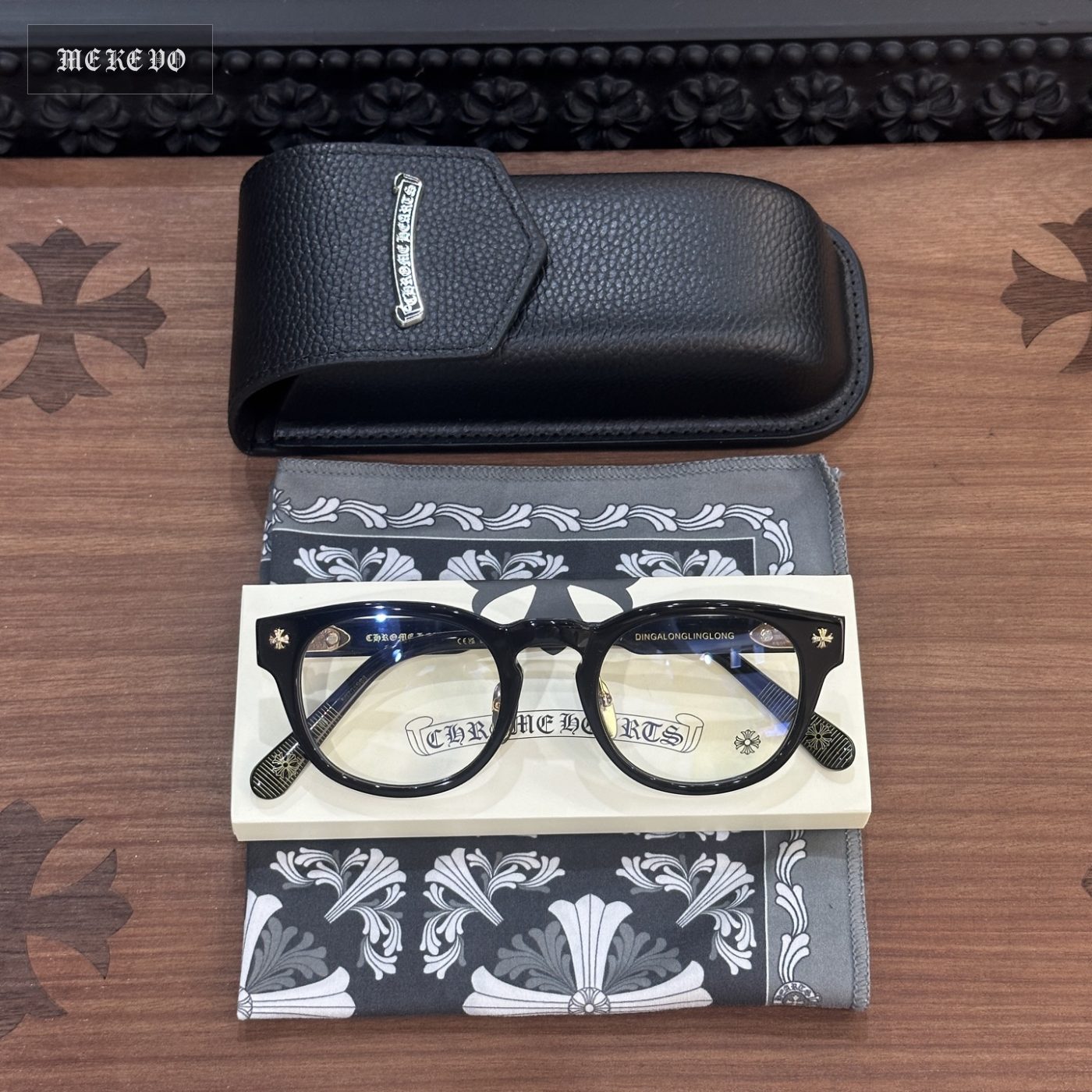 Chromehearts 925 Sterling Silver Eyewear Frame