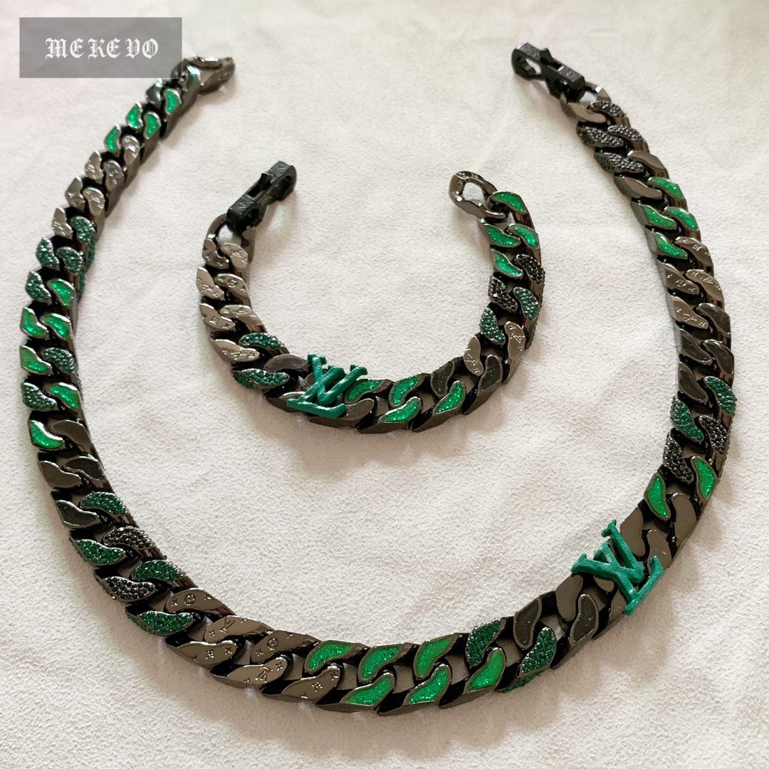 LV Necklace, LV Bracelet