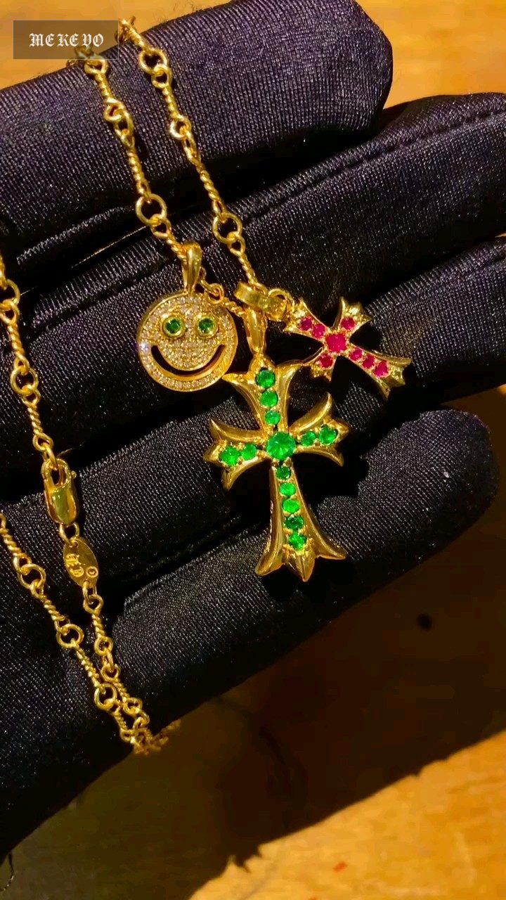 Gold-plated custom with diamond setting