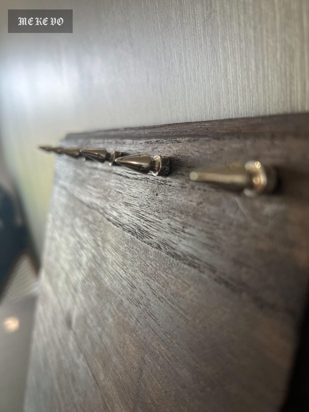 Handmade Chrome Hearts Style Spike Display Tray for Jewelry