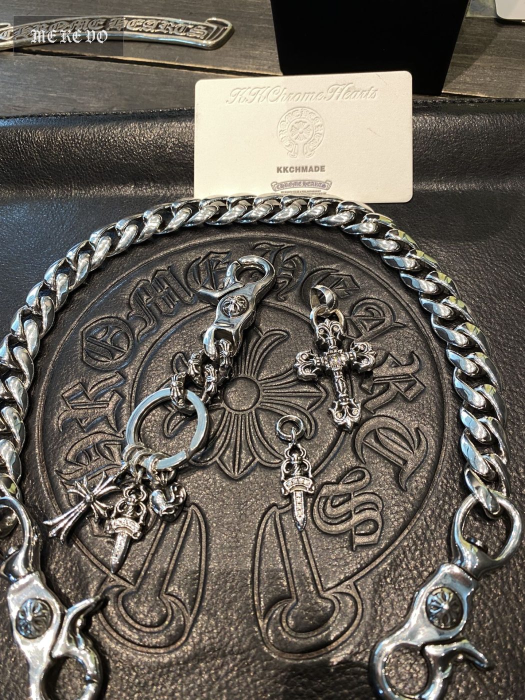 Keychain, pants chain, bag chain, 925 silver diamond custom